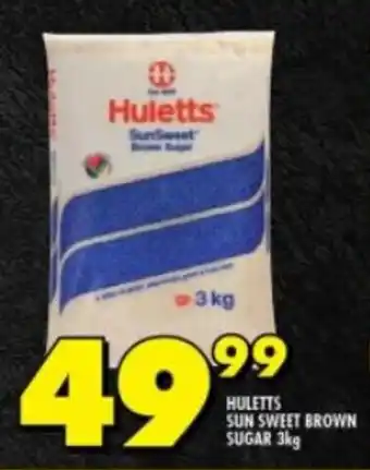 Shoprite Huletts Sun Sweet Brown Sugar 3 kg offer