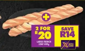 Shoprite LARGE FRENCH LOAF 400g offer