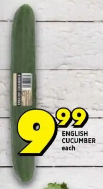 Shoprite ENGLISH CUCUMBER offer