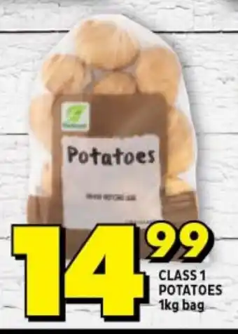 Shoprite CLASS 1 POTATOES 1kg offer
