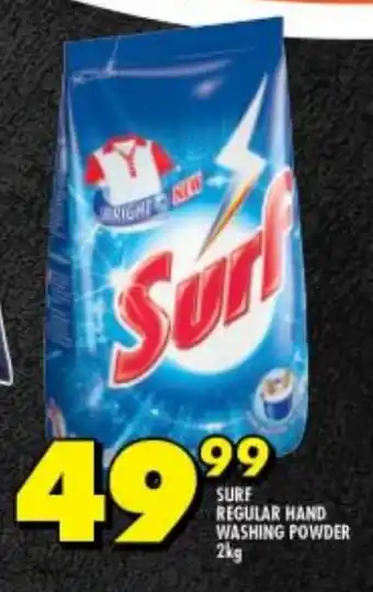 Shoprite SURF REGULAR HAND WASHING POWDER 2kg offer
