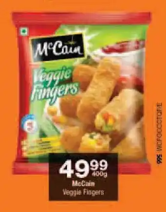 Checkers McCain Veggie Fingers offer