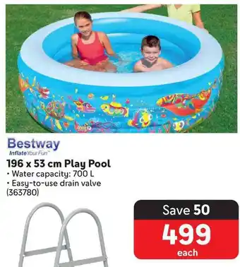 Bestway 196 x 53cm Play Pool