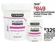 Luxens solvent based plaster primer 81490223-20l