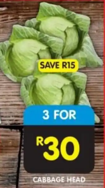 Shoprite CABBAGE HEAD offer