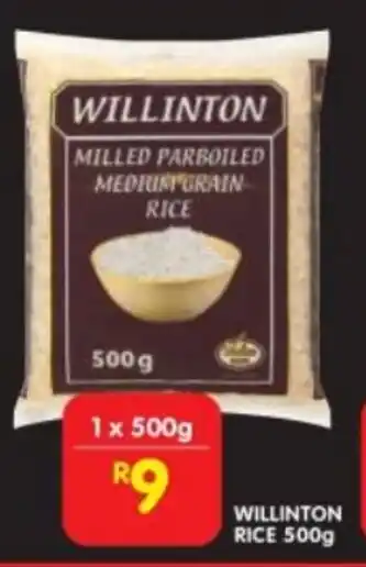 Shoprite WILLINTON RICE 500g offer