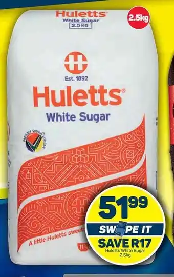 Pick n Pay Huletts White Sugar 2.5kg offer