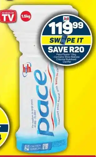 Pick n Pay Hth Pace Floater 1.5kg offer