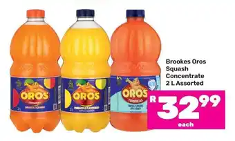 Game Brookes Oros Squash Concentrate 2L Assorted offer