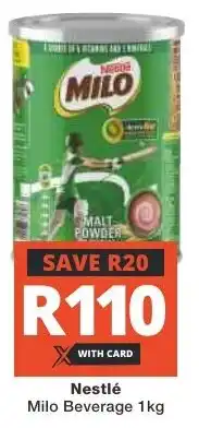 Checkers Nestlé Milo Beverage 1kg offer