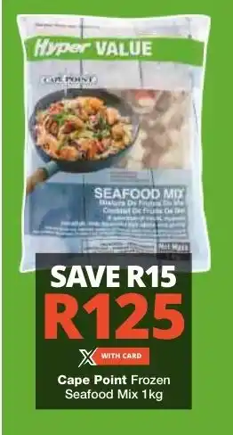 Checkers Cape Point Frozen Seafood Mix 1kg offer
