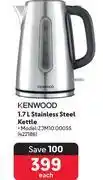 Makro Kenwood 1.7ltr stainless steel kettle zjjm10.000ss offer