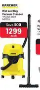 Makro Karcher wet and dry vacuum cleaner wd3 offer