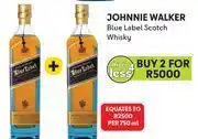 Makro Johnnie walker blue label scotch whisky-for 2 offer