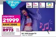 Game Skyworth 86(218cm) uhd google tv offer