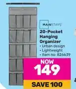 Mainstays 20-pocket hanging organizer