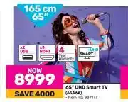 Game Hisense 65(165cm) uhd smart tv 65a6k offer