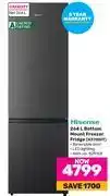 Game Hisense 264ltr bottom mount freezer fridge h370bit offer