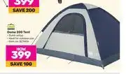 Game Campmaster dome 200 tent offer