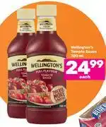 Game Wellington's tomato sauce-700ml each offer