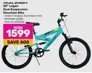Game Raleigh 20 logan dual suspension mountain bike offer