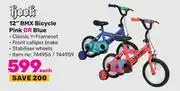 Game Hook 12 bmx bicycle pink or blue-each offer