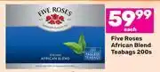 Game Five roses african blend teabags-200s each offer