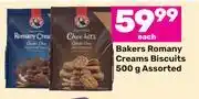 Game Bakers romany creams biscuits assorted-500g each offer