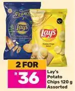 Game Lay's potato chips assorted-for 2 x 120g offer