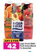 Game Liqui fruit 100% fruit juice blend assorted-for any 2 x 1l offer