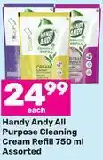 Game Handy andy all purpose cleaning cream refill assorted-750ml each offer