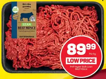 Pick n Pay PnP Hyper Bulk Lean Beef Mince offer