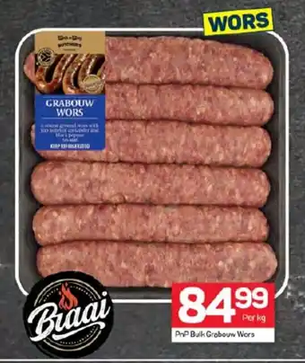 Pick n Pay PnP Bulk Grabouw Wors offer