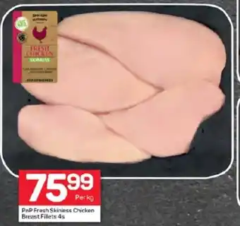Pick n Pay PnP Fresh Skinless Chicken Breast Filets 4s offer