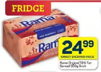 Pick n Pay Rama Original 70% Fat Spread 500g Brick offer