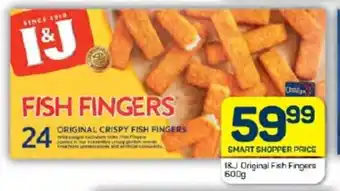 Pick n Pay I&J Original Fish Fingers 600g offer