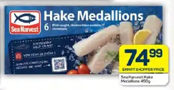 Pick n Pay Sea Harvest Hake Medallions 450g offer
