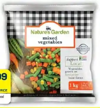 Pick n Pay Natures Garden Mixed Vegetables 1kg offer