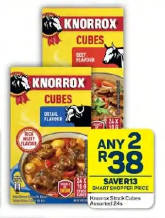 Pick n Pay Knorrox Stock Cubes Assorted 24s offer