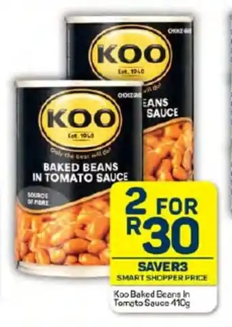 Pick n Pay Koo Baked Beans In Tomato Sauce 410g offer