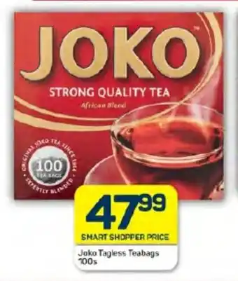Pick n Pay Joko Tagless Teabags 100s offer