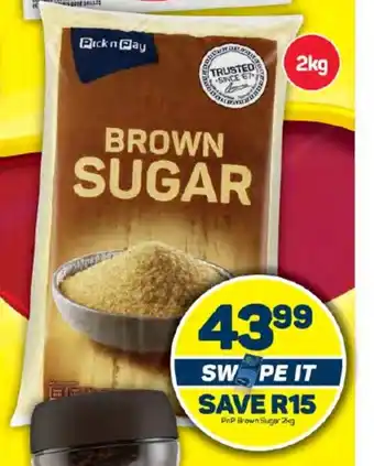 Pick n Pay PnP Brown Sugar 2kg offer