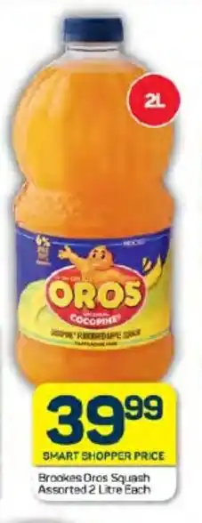 Pick n Pay Brookes Oros Squash Assorted 2 Litre Each offer