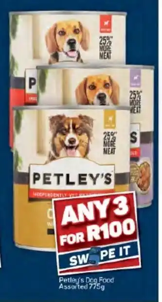 Pick n Pay Petley's Dog Food Assorted 775g offer