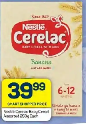 Pick n Pay Nestlé Cerelac Baby Cereal Assorted 250g Each offer