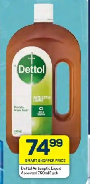 Pick n Pay Dettol Antiseptic Liquid Assorted 750ml Each offer
