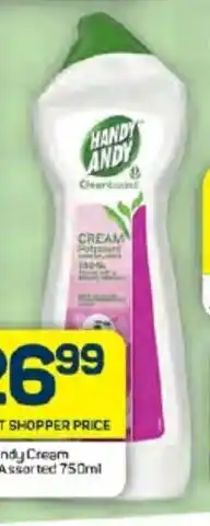 Pick n Pay Handy Andy Cream Cleaner Assorted 750ml Each offer