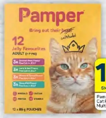 Pamper Friskies Fine Cuts Cat Food Assorted 12 x 85g Multipack Each ...