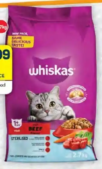 Whiskas Dry Adult Cat Food Assorted 2.7kg Each