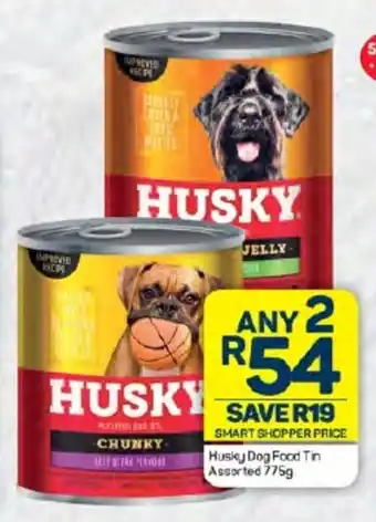 Pick n Pay Husky Dog Food Tin Assorted 775g offer